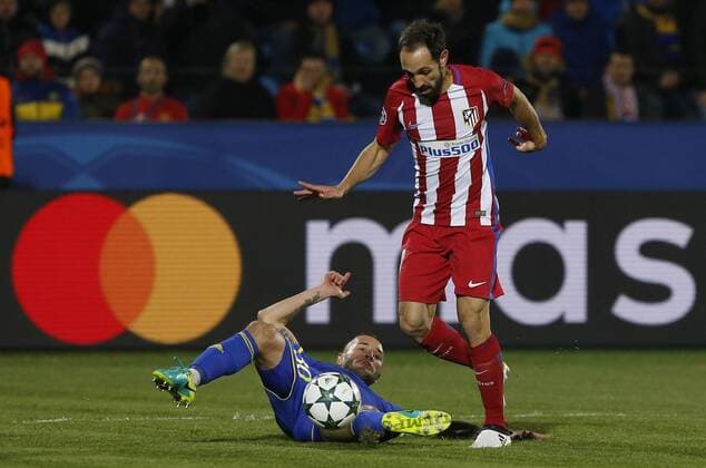 Fußball, CL, FK Rostow - Atletico Madrid Juanfran. Champions League match between FK Rostov and Atletico Madrid. In this picture, Juanfran. xPABLOxGARCIAx 