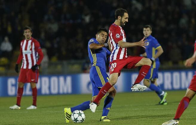 Fußball, CL, FK Rostow - Atletico Madrid Champions League match between FK Rostov and Atletico Madrid. In this picture, Juanfran. xPabloxGarciax 