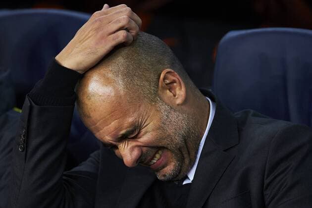 Themen der Woche - Sport Bilder des Tages - SPORT 19.10.2016, xslx, Fussball UEFA Champions League, FC Barcelona Barca - FC Manchester City, emspor, v.l. Pep Guardiola coach (Manchester City) Barcelona