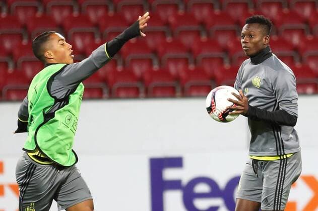 YOURI TIELEMANS, EMMANUEL ADJEY SOWAH TRAINING RSC ANDERLECHT MAINZ 
