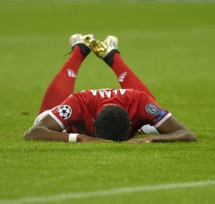 19.10.2016, Fussball Champions-League 2016 2017, Vorrunde 3.Spieltag, FC Bayern München - PSV Eindhoven, in der Allianzarena München. David Alaba (FC Bayern München) 