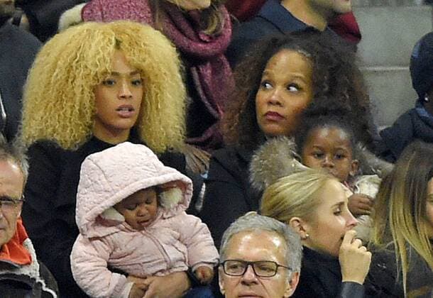 19.10.2016, Fussball Champions-League 2016 2017, Vorrunde 3.Spieltag, FC Bayern München - PSV Eindhoven, in der Allianzarena München. Sephora Freundin von Kingsley Coman (Bayern München) 
