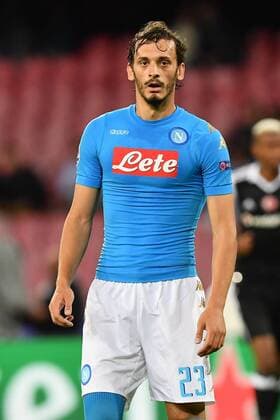 Fußball Champions League, SSC Neapel - Besiktas Istanbul - Manolo Gabbiadini 