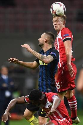 Mg Milano 20 10 2016 - Europa League Inter Mailand - FC Southampton James Ward-Prowse-Marcelo Brozovic 
