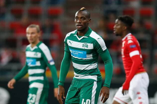 Panathinaikos midfielder Paul-Jose M Poku pictured during a third game of the group stage (group G) of the Europa League competition between Belgian soccer team Standard de Liege and Greek soccer team Panathinaikos, Thursday 20 October 2016, in Liege. BRUNOxFAHY  x04962550x