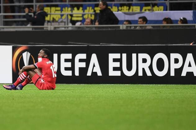 Mailand, Italien - Fussball, Europa League, Inter Mailand vs. FC Southampton: Cuco Martina 