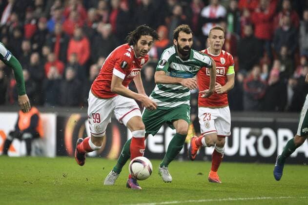 Standard s Ishak Belfodil pictured during a third game of the group stage (group G) of the Europa League competition between Belgian soccer team Standard de Liege and Greek soccer team Panathinaikos, Thursday 20 October 2016, in Liege. NICOLASxLAMBERT  x04962578x