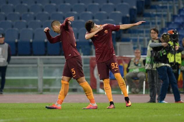 UEFA Europa League 2016 2017, AS Rom - Austria Wien, esulta per il secondo gol Stephan El Shaarawy xHOCHxZWEIx xItalyxPhotoxPressx 