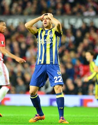 UEFA Europa League Group A day 3 match between Manchester United ManU and Fenerbahce at Old Trafford Stadium in Manchester , England , October 20 , 2016. Final Score: Manchester United 4 - Fenerbhace 1 Pictured: Ismail Koybasi of Fenerbahce. 