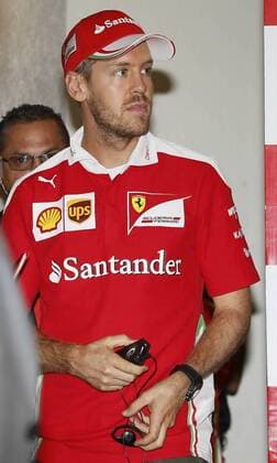 October 26, 2016 - Mexico - EUM20161026DEP13.JPG.CIUDAD DE MEXICO.- Student Normalistas-CDMX.- El piloto aleman Sebastian Vettel, durante conferencia de prensa ofrecida en el Tecnologico de Monterrey Campus Santa Fe, este miercoles 26 de octubre de 2016, en el marco del Gran Premio de Formula 1 que se llevara a cabo este fin de semana. Foto: Agencia EL UNIVERSAL Agustin Salinas RCC F1 2016 - Mexico Grand Prix - Preparations  - ZUMAu78_ 20161026_zaf_u78_057