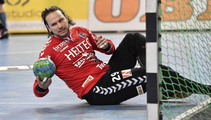 29.10.2016 - Handball - 1. Bundesliga DKB HBL - Saison 2016 2017 - 10. Spieltag: HC Erlangen HCE - THW Kiel - - Nikolas Katsigiannis (29, HC Erlangen HCE )