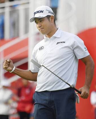 Japan s Matsuyama wins HSBC Champions for 3rd PGA Golf Herren title Hideki Matsuyama of Japan celebrates after winning the HSBC Champions golf tournament at the Sheshan International Golf Club in Shanghai on Oct. 30, 2016. Kuroda became the first Japanese to win in the World Golf Championship series. 