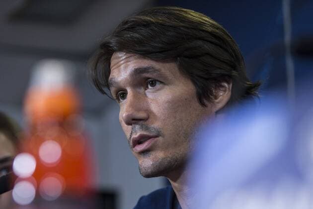 Rostov s Cesar Navas during the press conference PK Pressekonferenz before the match of UEFA Champions League between Atletico de Madrid and FC Rostov, at Vicente Calderon Stadium, Madrid, Spain. October 31, 2016.  (20161031029)