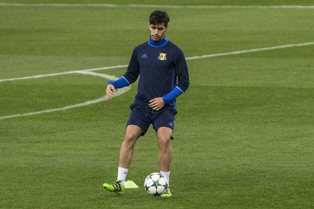 Rostov s during the oficial training before the match of UEFA Champions League between Atletico de Madrid and FC Rostov, at Vicente Calderon Stadium, Madrid, Spain. October 31, 2016.  (20161031013)