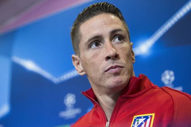 Atletico de Madrid s Fernando Torres during the press conference PK Pressekonferenz before the match of UEFA Champions League between Atletico de Madrid and FC Rostov, at Vicente Calderon Stadium, Madrid, Spain. October 31, 2016.  (20161031003)