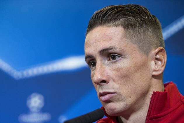 Atletico de Madrid s Fernando Torres during the press conference PK Pressekonferenz before the match of UEFA Champions League between Atletico de Madrid and FC Rostov, at Vicente Calderon Stadium, Madrid, Spain. October 31, 2016.  (20161031007)