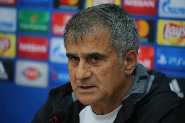Head coach of Besiktas, Senol Gunes attend a press conference PK Pressekonferenz following a training session in Istanbul, Turkey, 31 Octoberr 2016. Besiktas will face Napoli in a UEFA Champions League Group B match on 01 November 2016. 
