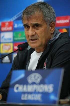 Head coach of Besiktas, Senol Gunes attend a press conference PK Pressekonferenz following a training session in Istanbul, Turkey, 31 Octoberr 2016. Besiktas will face Napoli in a UEFA Champions League Group B match on 01 November 2016. 