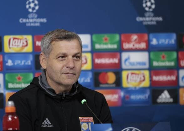 Fußball, CL, Olympique Lyon PK in Turin November 1, 2016 - Turin, Italy - Bruno Genesio during the press conference PK Pressekonferenz before Champions League match between Juventus v Olympique Lyonnais, in Turin, on November 2, 2016. Olympique Lyon Press Conference  - ZUMAn230 20161101_zaa_n230_061
