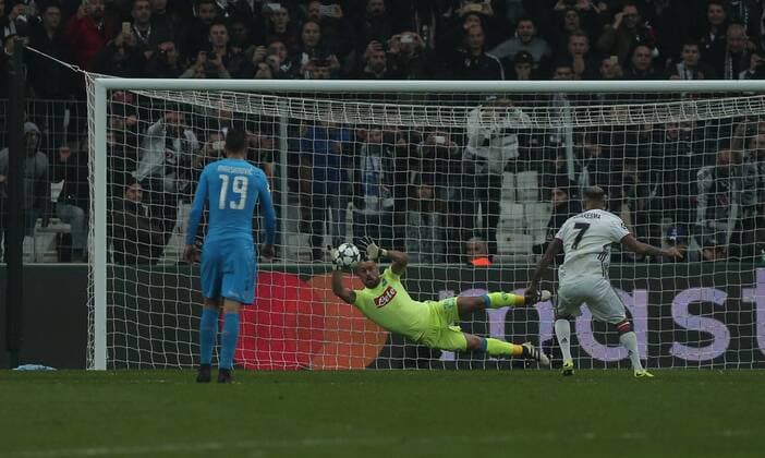Besiktas Ricardo Quaresma celebrates his goal during a Champions League, group B soccer match, between Napoli and Besiktas at Vodafone Arena in Istanbul, 1st of November, 2016. (  Copyright: TolgaxAdanalix-xDepoxPhotos 15551924
