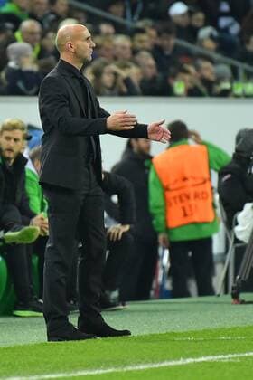 GER, Borussia Mönchengladbach (GER) vs. Celtic Glasgow (SCO) 01.11.2016, Borussia Park , Moenchengladbach , CL, Gruppe C, 4. Spieltag, GER, Borussia Mönchengladbach (GER) vs. Celtic Glasgow (SCO) im Bild: André Andre Schubert (Trainer Borussia Moenchengladbach), Foto © nordphoto Meuter nordphotox xMeuter