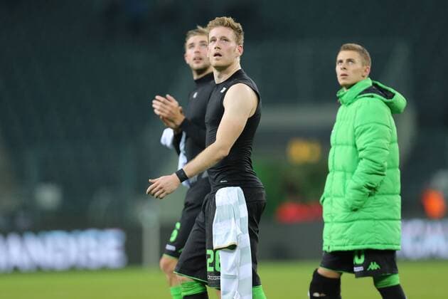 Andre Hahn ( 28, Borussia Moenchengladbach) nach dem Spiel enttaeuscht, Borussia Moenchengladbach vs Celtic Glasgow, UEFA Champions League, 01.11.2016, Moenchengladbach Copyright: xDeutzmann Eibner-Pressefotox EP_CDN