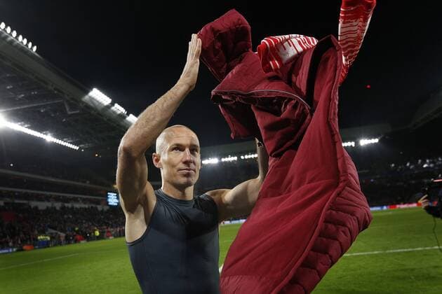 Arjen Robben of FC Bayern Munchenduring the UEFA Champions League group D match between PSV Eindhoven and Bayern Munich on November 1, 2016 at the Philips stadium in Eindhoven, The Netherlands. PSV v Bayern Munich UEFA Champions League 2016 2017 xVIxJeroenxPutmansxIVx 6508414