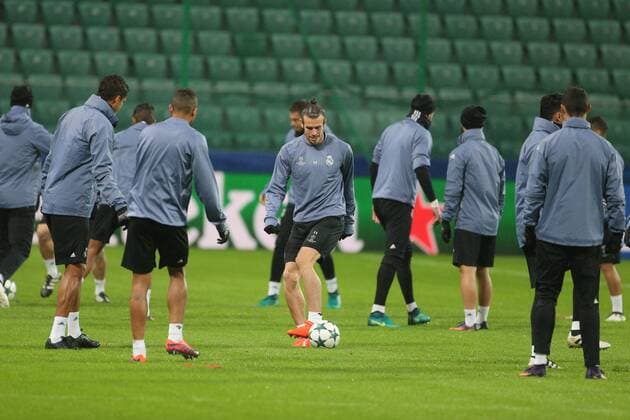 Real Madrid in Warsaw Real Madrid players practise before Champion League match Real Madrid vs Legia Warszawa on November 1, 2016 in Warsaw, Poland.  EN_01231249_0052
