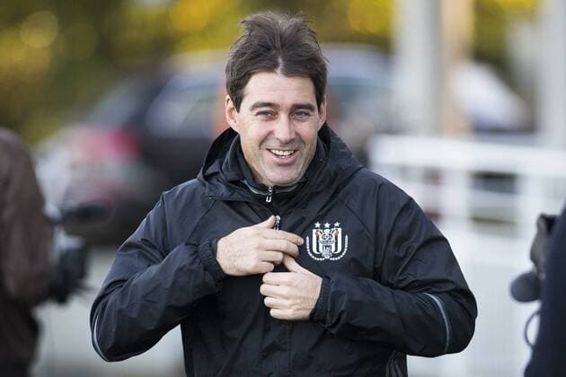 Anderlecht s head coach Rene Weiler pictured at a training session of Belgian first league soccer team RSC Anderlecht, Wednesday 02 November 2016. Tomorrow Anderlecht is playing the fourth game of the group stage of the Europa League competition against German club 1. FSV Mainz 05, in the group C. LAURIExDIEFFEMBACQ  x04970740x