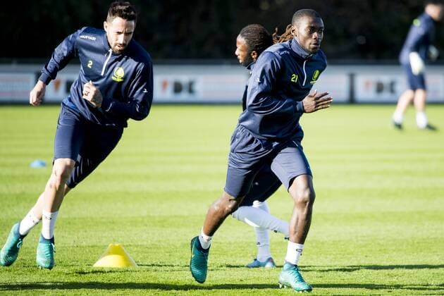 Gent s Nana Asare pictured in action during a training session of Belgian soccer team KAA Gent, Wednesday 02 November 2016, in Gent. Tomorrow Gent is playing Ukrainian club FC Shakhtar Donetsk in the fourth match of the group stage of the Europa League competition, in Group H. JASPERxJACOBS  x04970838x