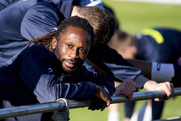 Gent s Dieumerci Ndongala pictured in action during a training session of Belgian soccer team KAA Gent, Wednesday 02 November 2016, in Gent. Tomorrow Gent is playing Ukrainian club FC Shakhtar Donetsk in the fourth match of the group stage of the Europa League competition, in Group H. JASPERxJACOBS  x04970835x