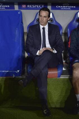 Trainer Unai Emery, PSG, FC Basel - Paris Saint Germain, Champions League, Fussball, 01.11.2016 