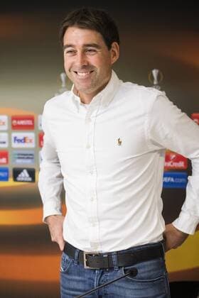 Anderlecht s head coach Rene Weiler pictured during a press conference PK Pressekonferenz of Belgian first league soccer team RSC Anderlecht, Wednesday 02 November 2016. Tomorrow Anderlecht is playing the fourth game of the group stage of the Europa League competition against German club 1. FSV Mainz 05, in the group C. LAURIExDIEFFEMBACQ  x04970919x