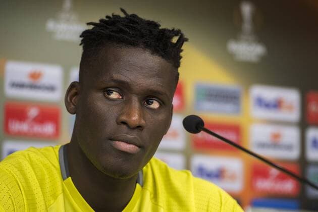 Anderlecht s Kara Mbodji pictured during a press conference PK Pressekonferenz of Belgian first league soccer team RSC Anderlecht, Wednesday 02 November 2016. Tomorrow Anderlecht is playing the fourth game of the group stage of the Europa League competition against German club 1. FSV Mainz 05, in the group C. LAURIExDIEFFEMBACQ  x04970984x