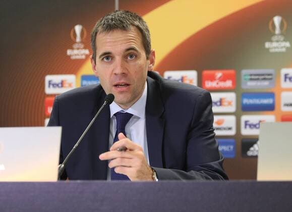 SOCCER - EL, A.Wien vs Roma, preview VIENNA,AUSTRIA,02.NOV.16 - SOCCER - UEFA Europa League, group stage, FK Austria Wien vs AS Roma, preview, press conference PK Pressekonferenz of A.Wien. Image shows manager Markus Kraetschmer (A.Wien). GEPAxpictures xChristianxOrt