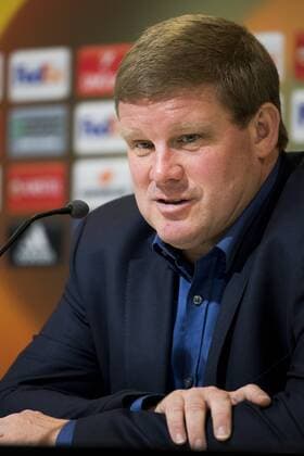 Gent s head coach Hein Vanhaezebrouck pictured during a press conference PK Pressekonferenz of Belgian soccer team KAA Gent, Wednesday 02 November 2016, in Gent. Tomorrow Gent is playing Ukrainian club FC Shakhtar Donetsk in the fourth match of the group stage of the Europa League competition, in Group H. JASPERxJACOBS  x04971076x