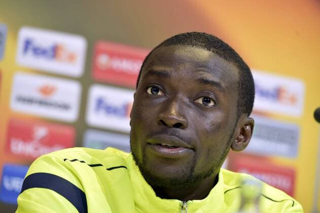 Nana asare FOOTBALL : Conference de presse La Gantoise - Ligue Europa - 02 11 2016 Photonews Panoramic 