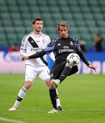 Fußball, CL, Legia Warschau - Real Madrid Fußball Champions League 2016 2017 Legia Warschau - Real Madrid Bartosz Bereszynski, Fabio Coentrao  20161102PF_RR040