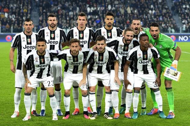 Champions League 2016 2017 Juventus Turin - Olympique Lyon formazione Juventus 