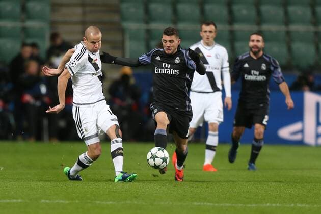 Fußball, CL, Legia Warschau - Real Madrid Fußball Champions League 2016 2017 Legia Warschau - Real Madrid ADAM HLOUSEK  20161102CSLG0119