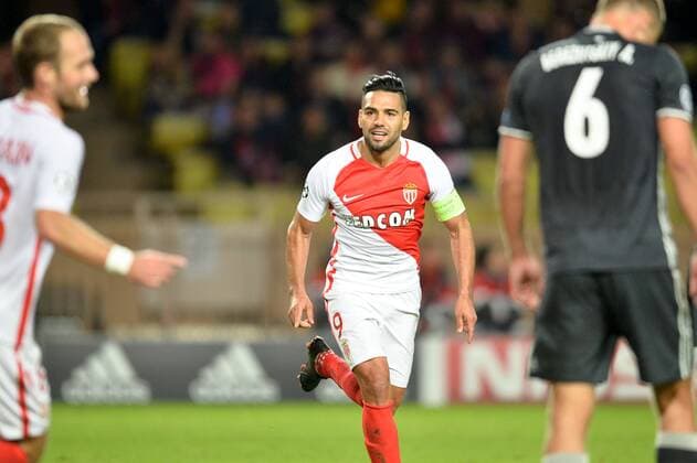 Fußball, CL, AS Monaco - ZSKA Moskau 09 RADAMEL FALCAO (asm) - JOIE FOOTBALL : AS Monaco - ZSKA Moskau - Ligue des Champions - 02 11 2016 AnthonyBIBARD FEPx 