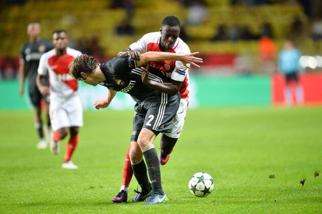 Fußball, CL, AS Monaco - ZSKA Moskau 23 Benjamin Mendy (asm) FOOTBALL : AS Monaco vs CSKA Moscow - Champions League - 02 11 2016 AnthonyBIBARD FEP Panoramic 