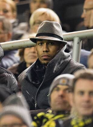 Themen der Woche - SPORT Bilder des Tages - SPORT Dortmund, 02.11.2016, Signal-Iduna-Park Der suspendierte Pierre-Emerick Aubameyang (BvB) Borussia Dortmund - Sporting Lissabon