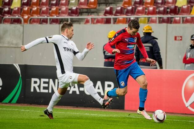 UEFA Europa League 2016-2017, Group E game between FC Astra Giurgiu (ROU) and FC Viktoria Plzen (CZE) November 2016 November 3, 2016: Alexandru Stan 77 of FC Astra Giurgiu and Jan Kovarik 19 of FC Viktoria Plzen during the UEFA Europa League 2016-2017, Group E game between FC Astra Giurgiu (ROU) and FC Viktoria Plzen (CZE) at National Arena, Bucharest, Romania ROU. Foto: