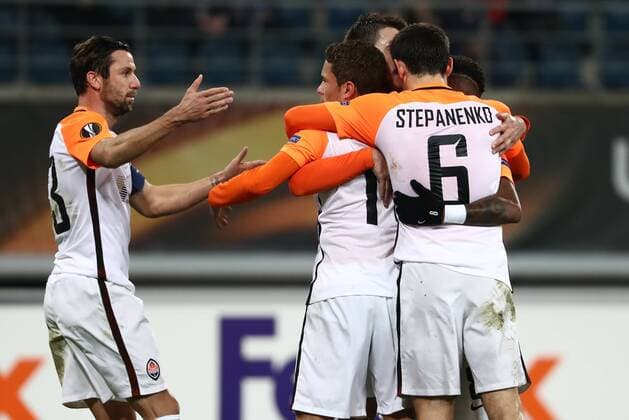 Shakhtar Donetsk s midfielder Marlos pictured during a soccer game between Belgian team KAA Gent and Ukrainian club FC Shakhtar Donetsk, in Gent Thursday 03 November 2016, the fourth match of the group stage of the Europa League competition in Group H. KURTxDESPLENTER  x04972004x
