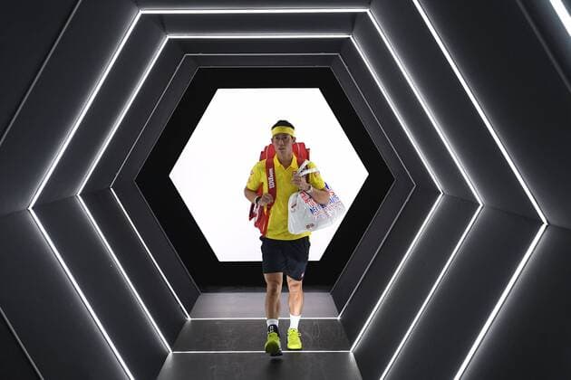 Bilder des Tages - SPORT Kei Nishikori (Jap) TENNIS : BNP PARIBAS MASTERS 2016 TennisMagazine Panoramic 
