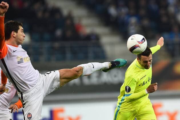 GENT, BELGIUM - NOVEMBER 03 : during the UEFA Europa League match between KAA Gent and FC Shakhtar Donetsk in the Ghelamco Arena stadium on NOVEMBER 03, 2016 in Ghent, Belgium, 16 10 2016 FOOTBALL : La Gantoise v FC Shakhtar Donetsk - Uefa Europa League - 03 11 2016 PHOTONEWS PANORAMIC 