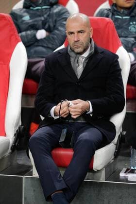 03.11.2016. Amsterdam ArenA, Amsterdam, Netherlands. Coach Peter Bosz (Ajax Amsterdam) in action during the champions league match against Ajax Amsterdam v Celta Vigo Arena stadium Amsterdam,Netherlands xLaurentxLairysx  ActionPlus11807217