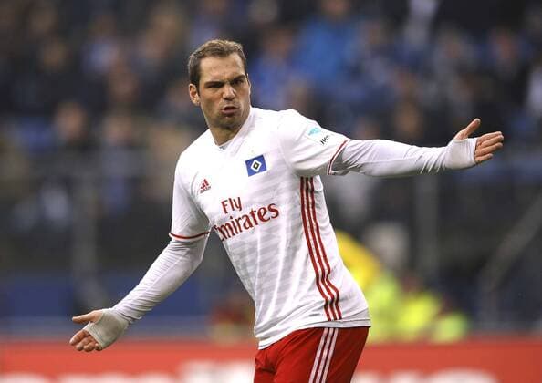 Foto : Enttäuschung Pierre Lasogga ( HSV ) Fussball 1. Bundesliga am Sa. 05.11.2016 Hamburger SV - Borussia Dortmund 2 - 5