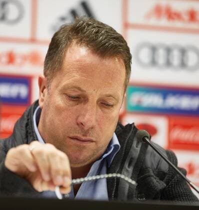 Markus Kauczinski (Trainer FC Ingolstadt), Pressekonferenz, FC Ingolstadt - FC Augsburg, 10. Spieltag, 05.11.2016